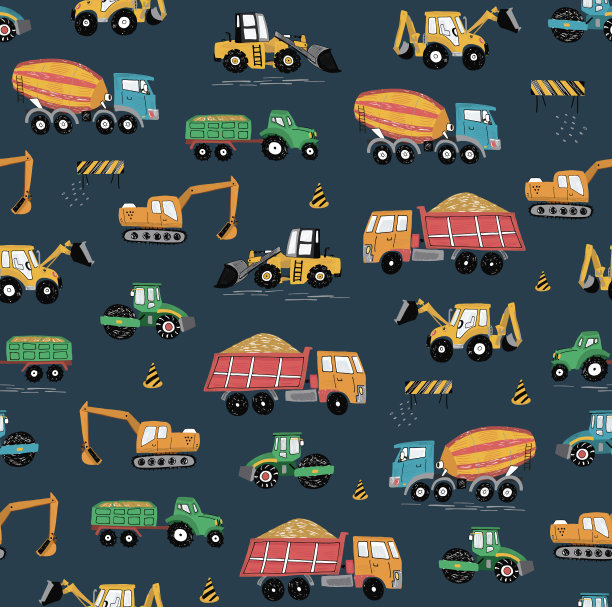 建筑机械制造汽车无缝模式图片下载