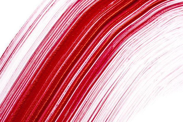 红色唇膏可以抹去白色上的污渍图片下载