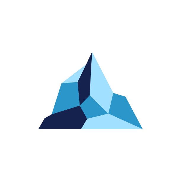 冰峰mount矢量图标插图图片下载
