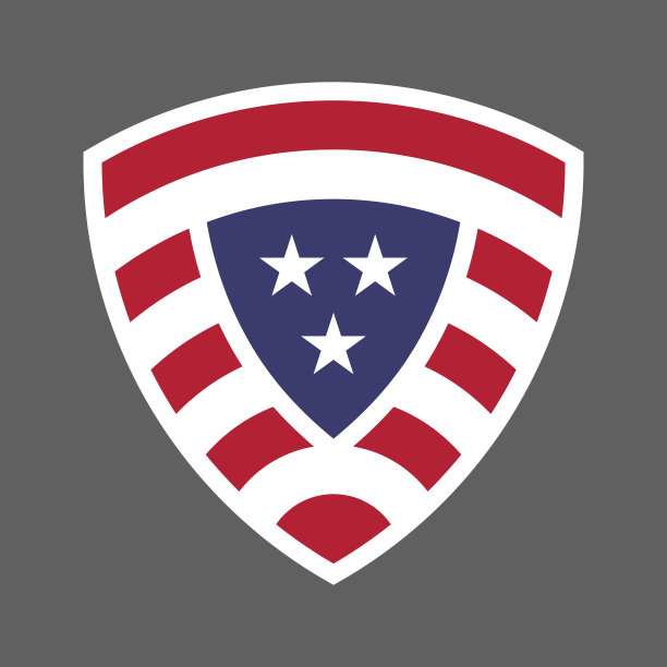 美国国旗盾牌图标Logo图片下载