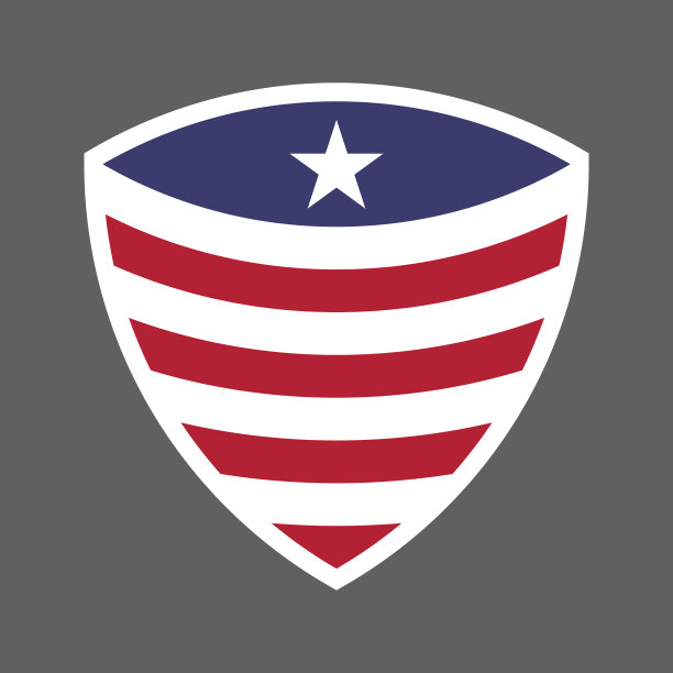 美国国旗盾牌图标Logo图片下载
