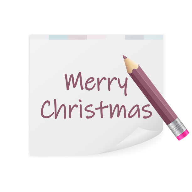 记事本圣诞快乐的短信图片下载