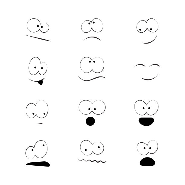 图标大集，鬼贴纸的一个有趣的生物。应用程序的表情符号图片下载