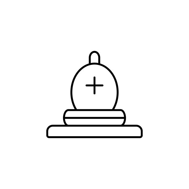 主教线条图标图片下载