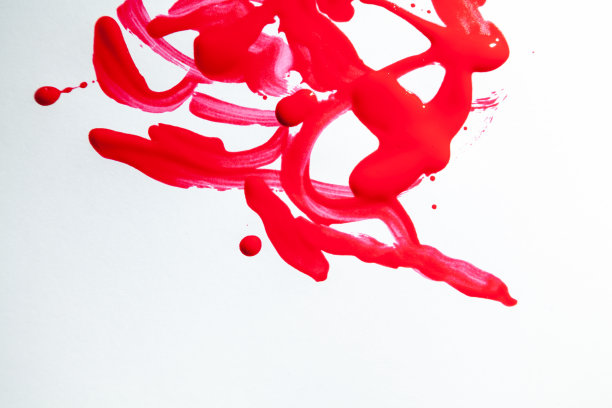 抽象的红色图画在白色的背景图片下载