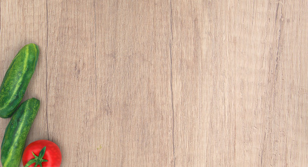 浅木背景与蔬菜图片下载