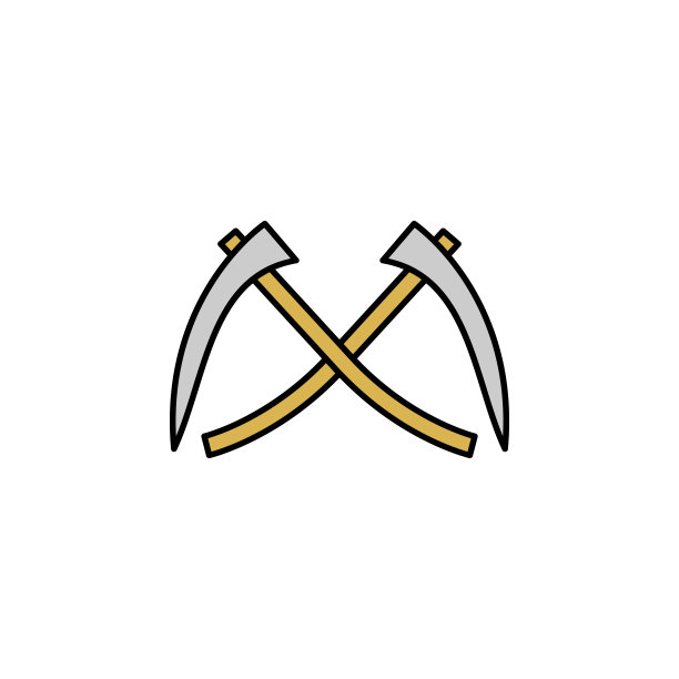 镰刀，死亡，工具轮廓图标。详细的死亡插图图标。可以用于web, logo，手机应用，UI, UX图片下载