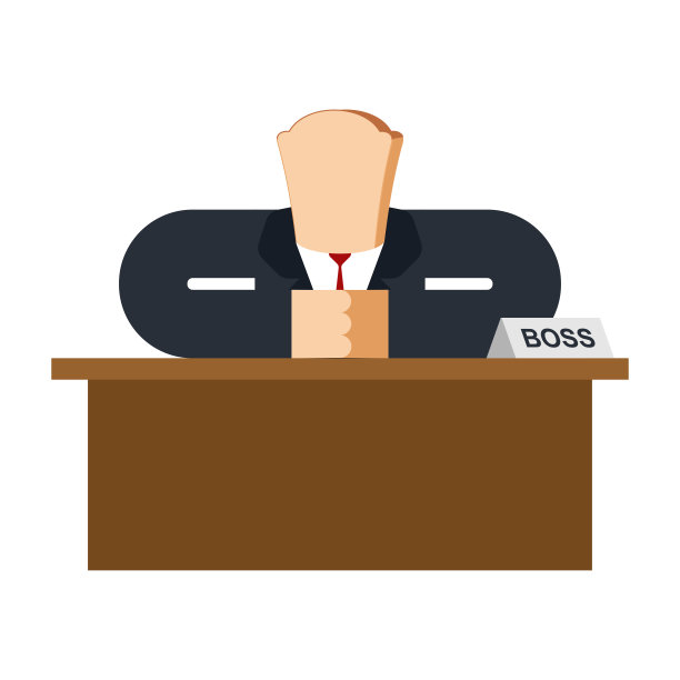 老板面包。商人软策略。傻瓜和傻瓜的概念。矢量图图片下载