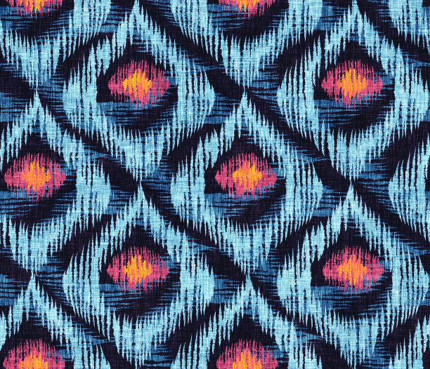 复古的阿卡特蓝色图案图片下载