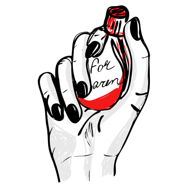 女性手上有杀菌剂。矢量插图没有参考图像图片下载