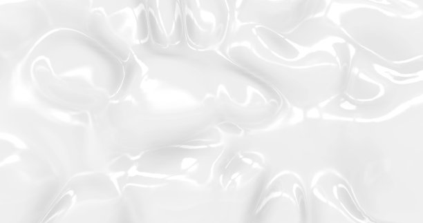 液体抽象白色背景。平滑光滑的纹理3D渲染。三维演示图片下载