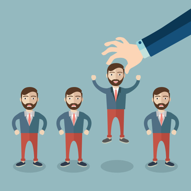 人力资源的概念。选择最适合这份工作的候选人图片下载