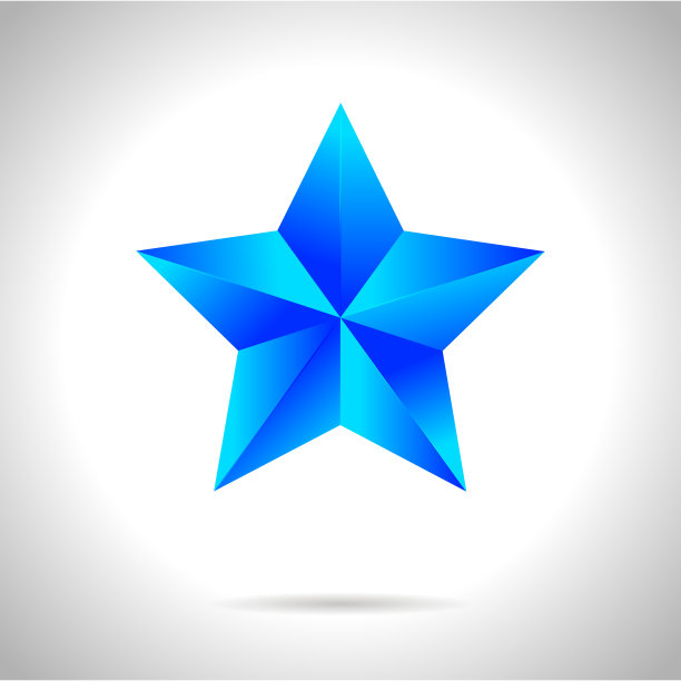 抽象的恒星背景。星星的形状在蓝色的新年圣诞节图片下载