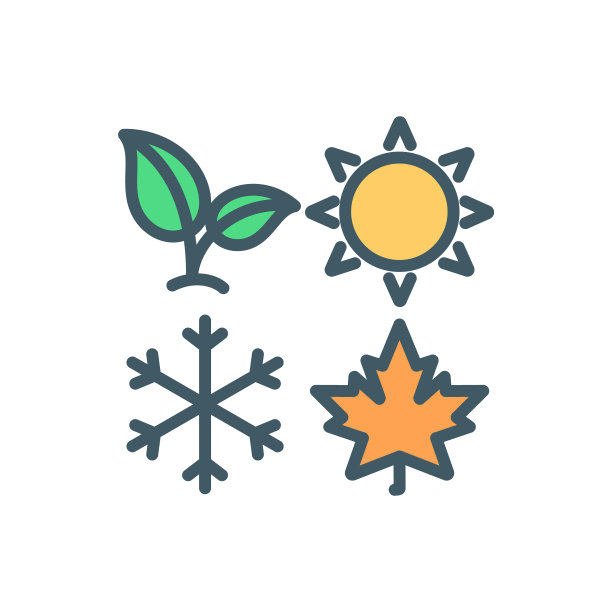 四季RGB颜色图标图片下载