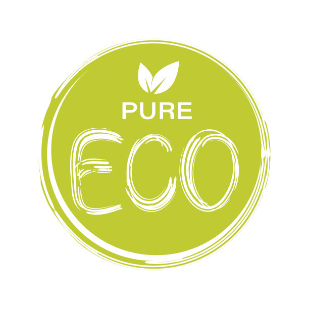 包装、天然产品和保健食品商店的标志、标志。素食，生的，健康的食品徽章，标签的咖啡馆，餐厅，产品包装等。纯生态刻字在圆形框架图片下载