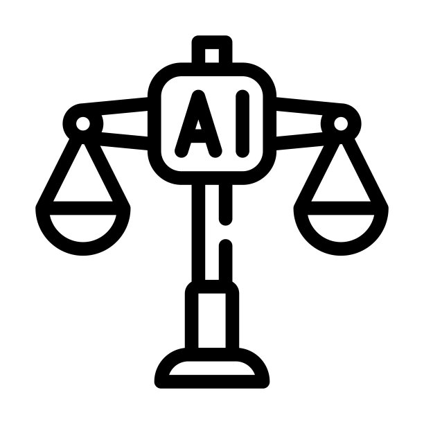 缩放人工智能线图标矢量插图图片下载