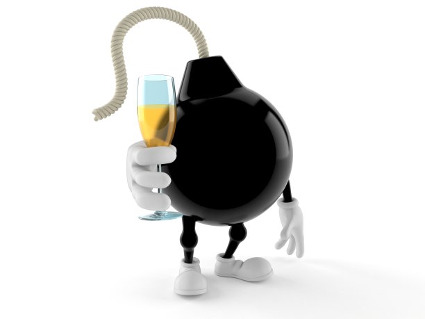 炸弹字符敬酒图片下载