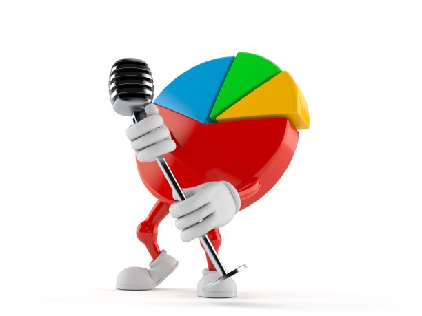 饼图人物对着麦克风唱歌图片下载