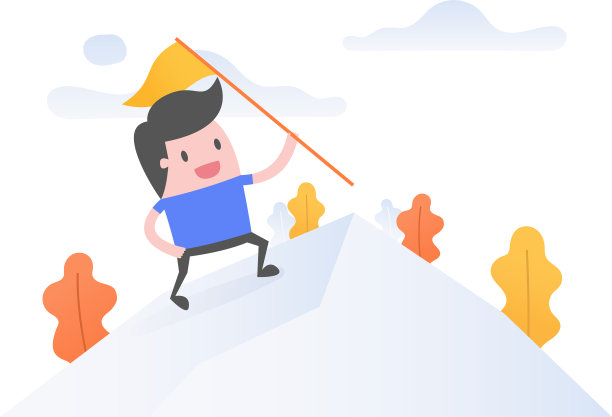 成功的人站在山顶图片下载