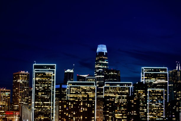 旧金山的天际线图片下载