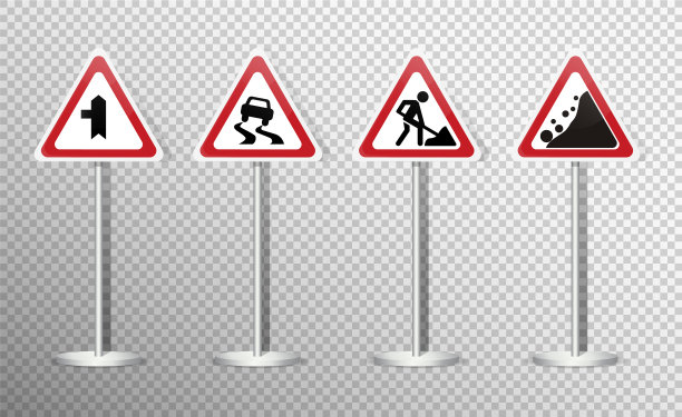 孤立设置路标图片下载