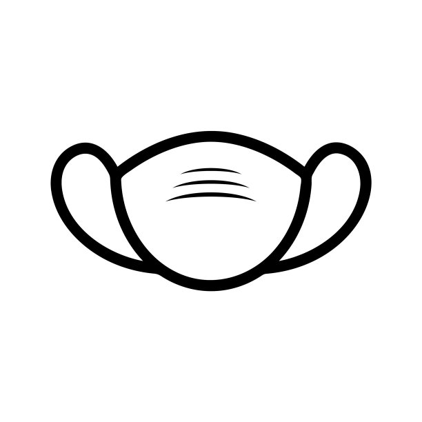 医用口罩图标防毒面具图片下载