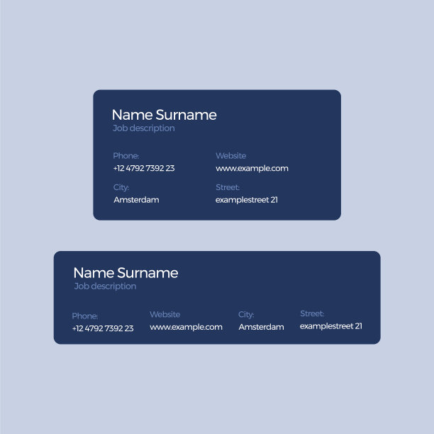 企业电子邮件签名设计蓝色财务图片下载