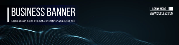 计算机向量旗帜。商业横幅设计EPS 10图片下载