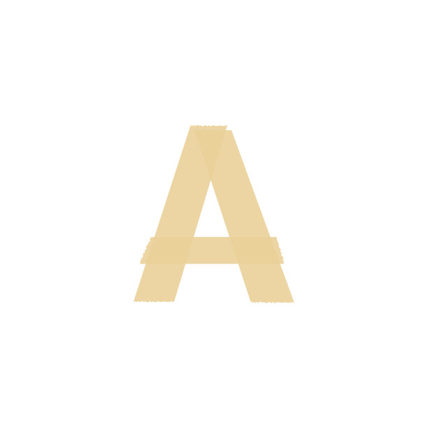 胶带标识字母a图片下载