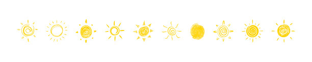 黄色太阳素材图片下载