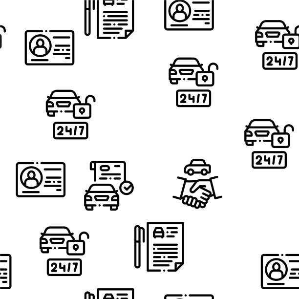 汽车共享业务无缝模式图片下载