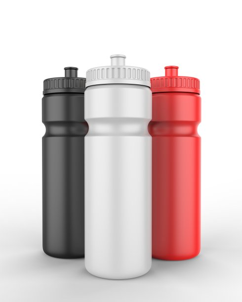 运动空白啜水瓶隔离在白色背景模拟和模板设计。3 d渲染插图。图片下载