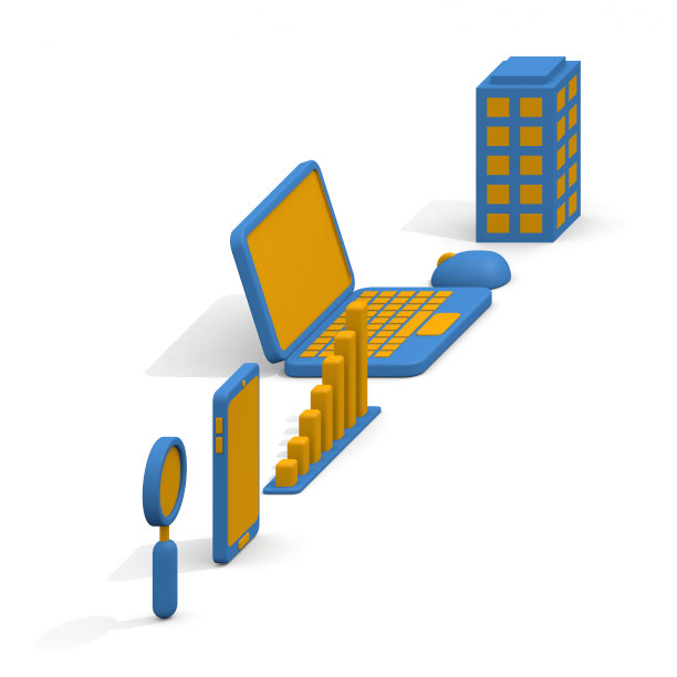 销售管理的概念。商业策略。应用程序开发。在线调查。等距。图片下载