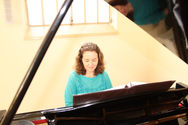 钢琴家的女人图片下载