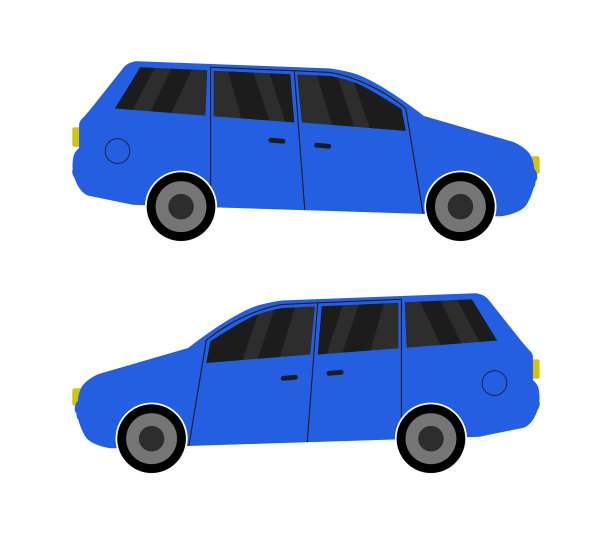 汽车图标在白色背景图片下载