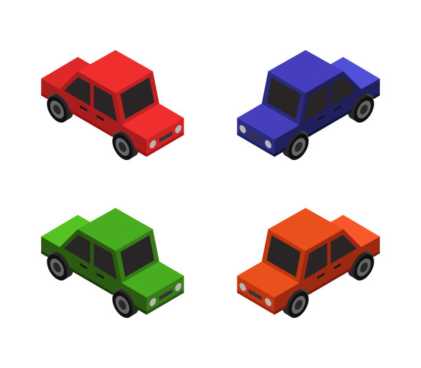 汽车图标在白色背景图片下载