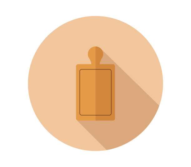 切割板图标在白色背景图片下载