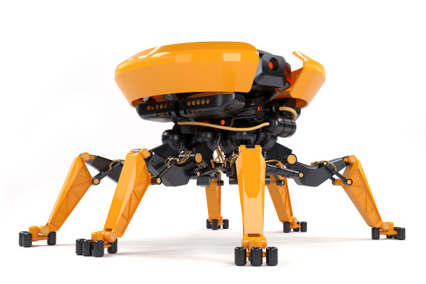 机器人助手或在白色背景上有机械手臂的机器人的概念。图片下载