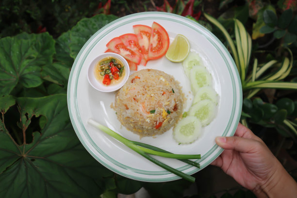 虾仁酱炒饭图片下载