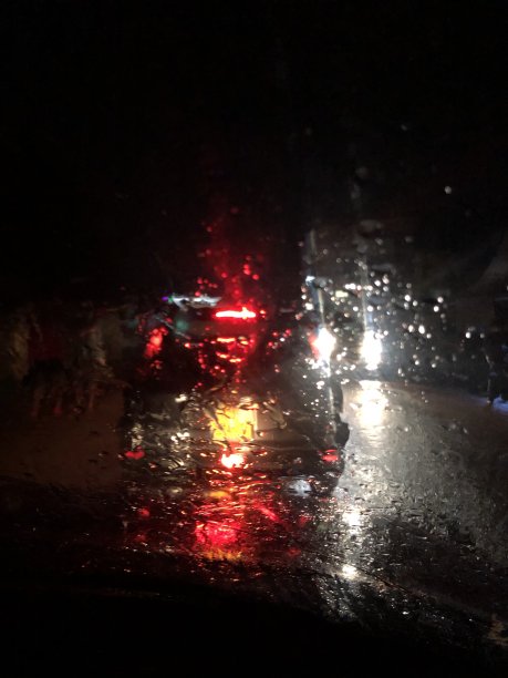 路上天气不好图片下载