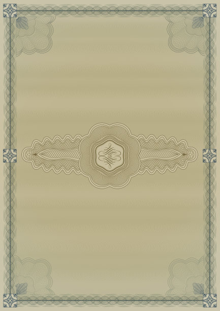 证书或文凭模板设计。图片下载