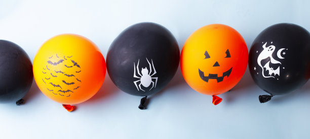 万圣节气球场景图片下载
