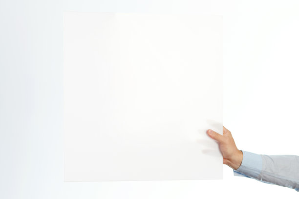 手持方形海报图片下载