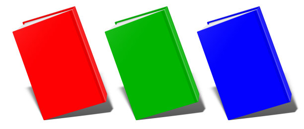 带阴影的空白书本模型RGB。图片下载