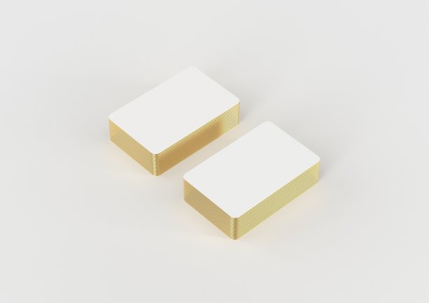 黄金名片模型图片下载