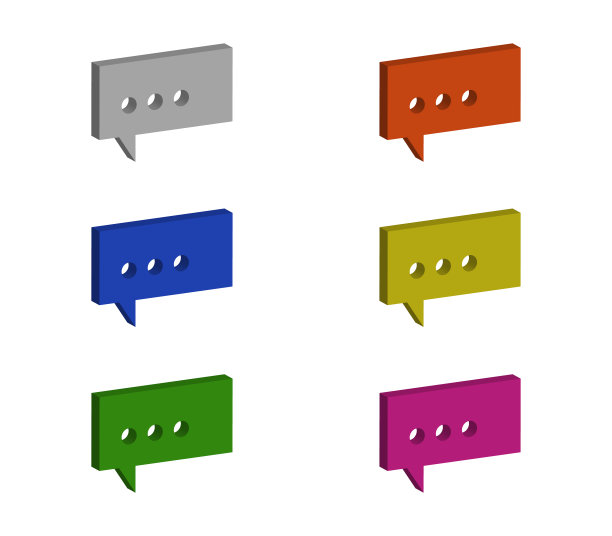 对话云图标在白色背景图片下载