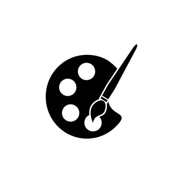 油漆图标隔离在白色背景油漆图片下载