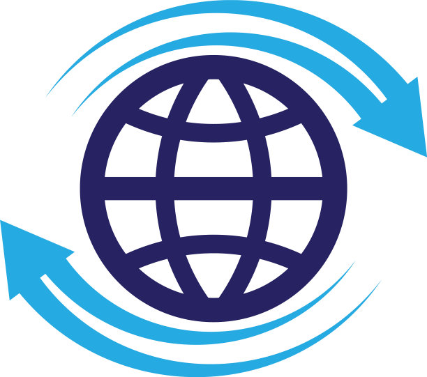 全球箭头图标图片下载