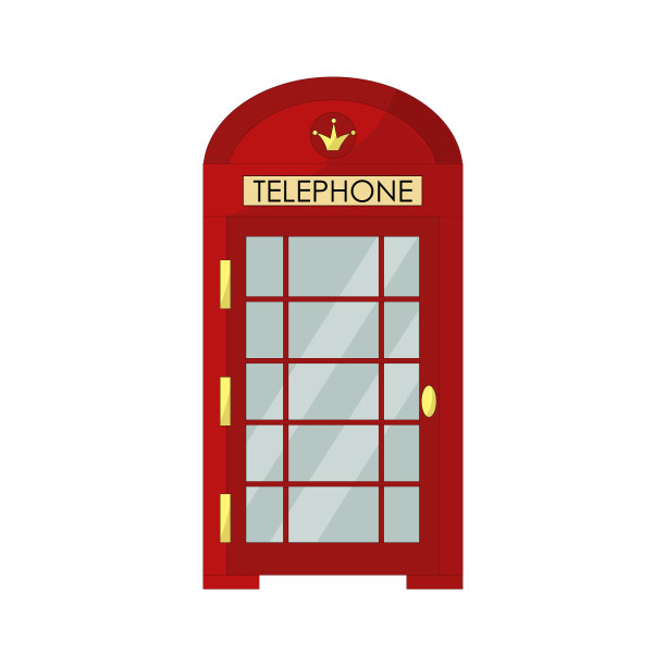 伦敦红色电话亭图片下载