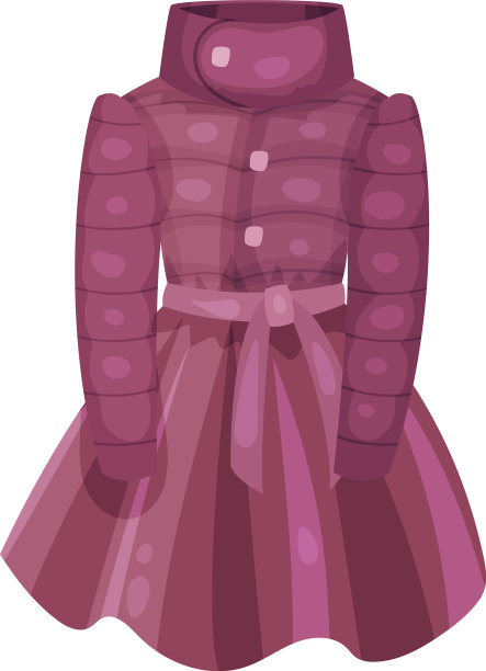 色彩鲜艳的女装外套，有衣领和腰带图片下载